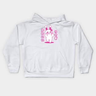 Kawaii Pink Bunny Kids Hoodie